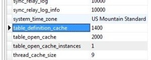 table-cache
